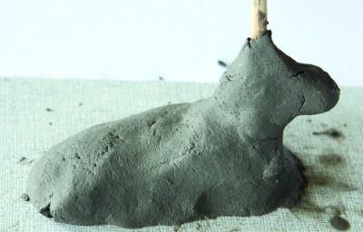 Pâte de béton professionnelle à malaxer, gris 1500g