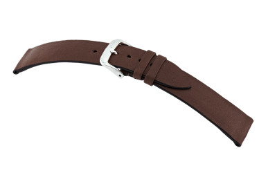 Bracelet-montre en cuir Tulsa 20mm moka