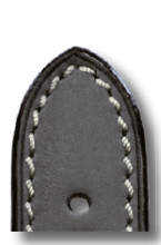 Leather strap Tucson 24 mm stone gray