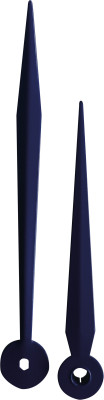 Paire des aiguilles Eurocode lance aluminium bleu 123/94 mm