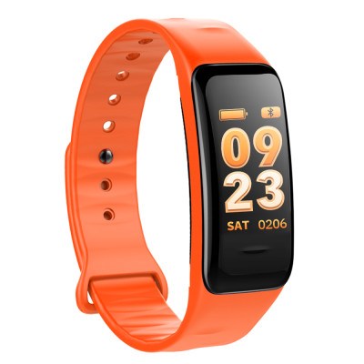 Fitness Tracker, orange, with color display