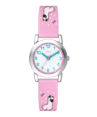 s.Oliver rubber watch strap pink SO-3611-PQ