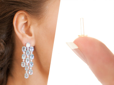 Flutees protective sleeves for ear studs, 10pcs. (For BeNeLux)