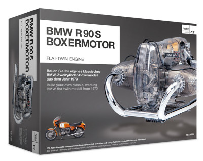 200-part-kit BMW R90S, transparent working model