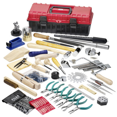 Tool set for goldsmiths and jewellery making