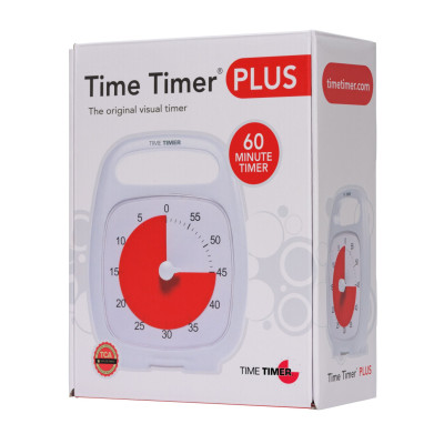 TIME TIMER Plus, weiß - 60 Minuten