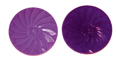Soap color transparent - set of 4 - lilac, ultramarine, lime green, tobacco