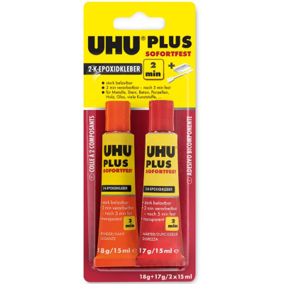 2-component adhesive Uhu-Plus-Sofortfest