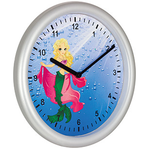 Kids wall clock Mermaid