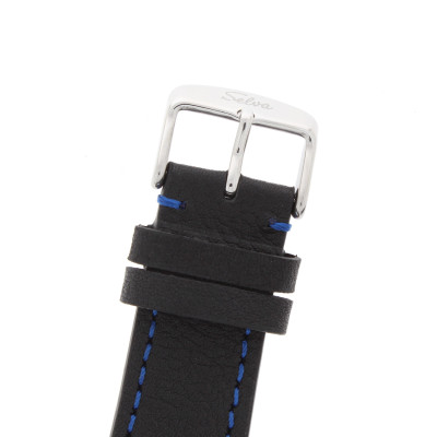 SELVA Montre-bracelet d'homme »Hector« - tachymètre - cadran bleu