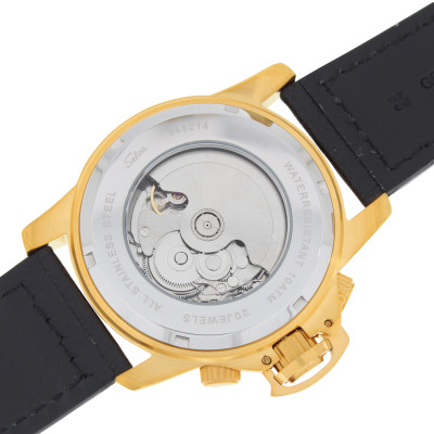 SELVA Herren-Armbanduhr »Vasco« - vergoldet