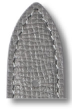 Leather strap Pasadena 16mm gray XL