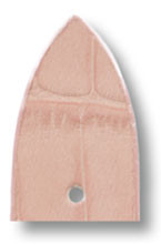Leather strap Charleston 20mm pink with alligator imprinting