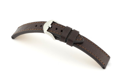 Leather strap Santa Fe 24mm mocha