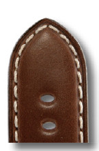 Leather strap Happel PAN 24mm mocha synchronous