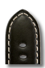 Lederband Happel PAN 24mm schwarz gleichlaufend XL