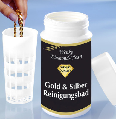 Bain nettoyant Diamond Clean Gold & Silver, 375 ml