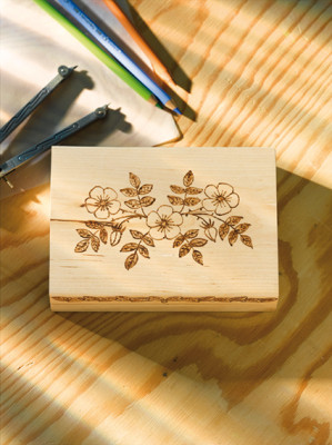 Book: Pyrography with templates (German edition)