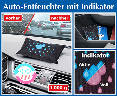 Car dehumidifier with indicator, 1 pc.