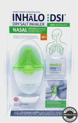 Nasal Inhalator - Trockensalztherapie - Atmen Sie auf