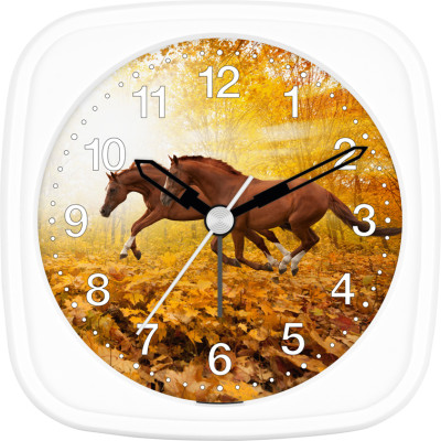 Children's alarm clock horse - horses in the forest