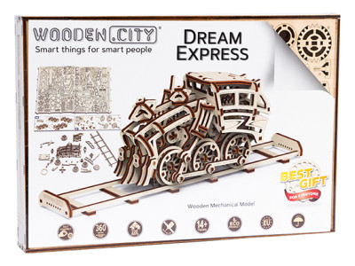 WOODEN CITY Dream Express & Rails, 273 pièces