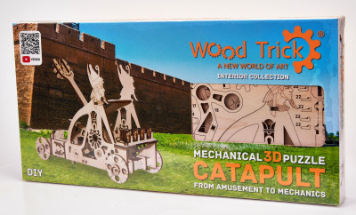 WOOD TRICK Catapult, 96 Bauteile