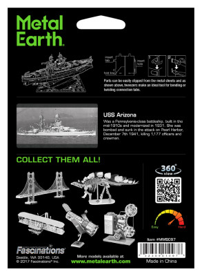 METAL EARTH 3D-Bausatz USS Arizona
