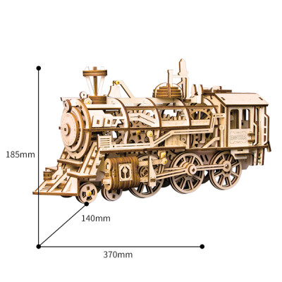 ROKR Kit de construction 3D locomotive Prime Steam Express