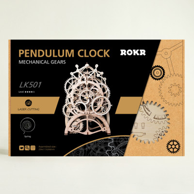 ROKR 3D-Bausatz Pendeluhr Pendulum Clock