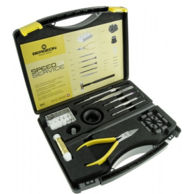 Bergeon 7813 tool case for changing the strap