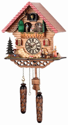 Allensbach cuckoo clock with 12 melodies and rotating figures