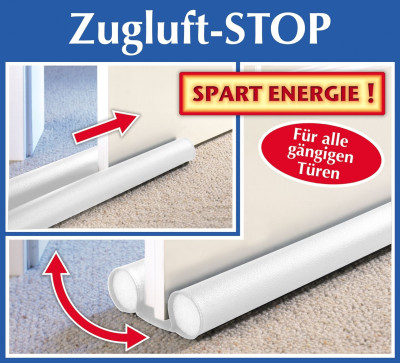 Draft stop for all common doors, white