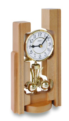 Haller pendulum table clock, solid beech