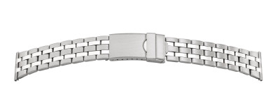 Bracelet-montre acier inoxydable 18mm acier poli/dépoli