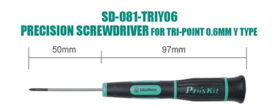 Precision screwdriver, especially for Apple watches