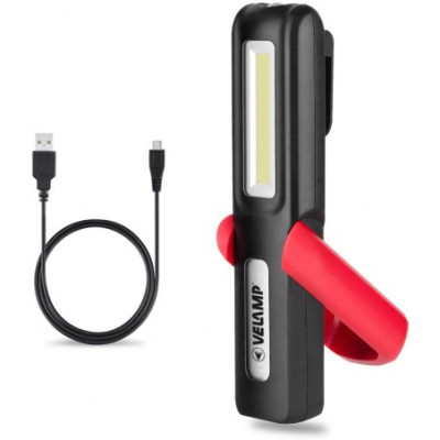 LED work light 2-in-1 with hook and magnet - rechargeable!