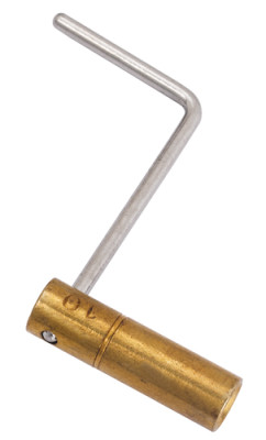 Crank key brass/steel handle for regulator square interior: 2.30 mm