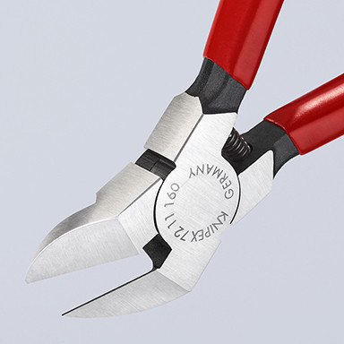 Knipex Seitenschneider für Kunststoff, Länge 160mm, 45° abgewinkelt