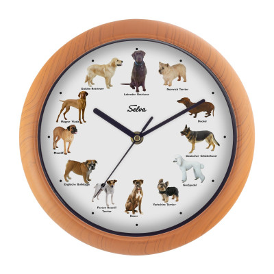 SELVA Dog clock