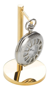 Pocket Watch Stands gilded