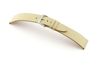 SELVA leather strap for easy changing 18mm sand without seam - MADE IN GERMANY