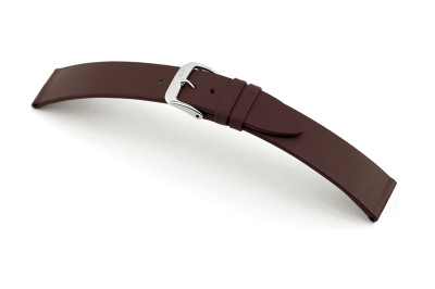 SELVA leather strap for easy changing 20mm mocha without seam - MADE IN GERMANY