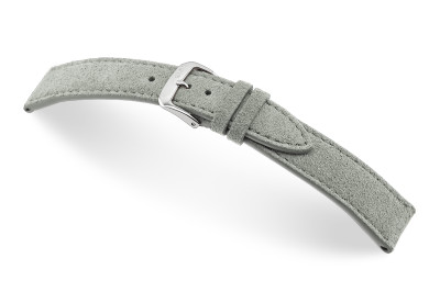 Bracelet cuir El Campo 20 mm gris pierre
