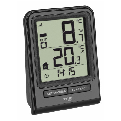 Wireless thermometer with outdoor transmitter