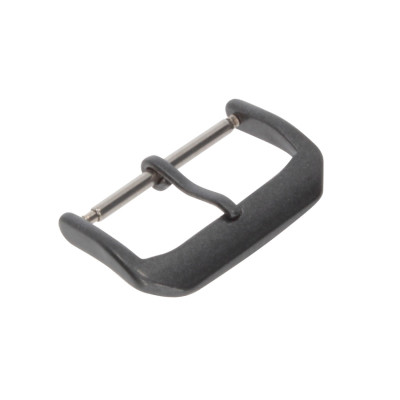 Pin buckle suitable for Apple Watch straps, graphite stainless steel, 20mm