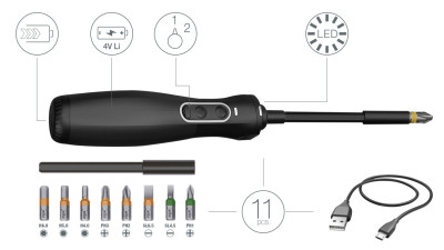 WIHA cordless electric screwdriver with power