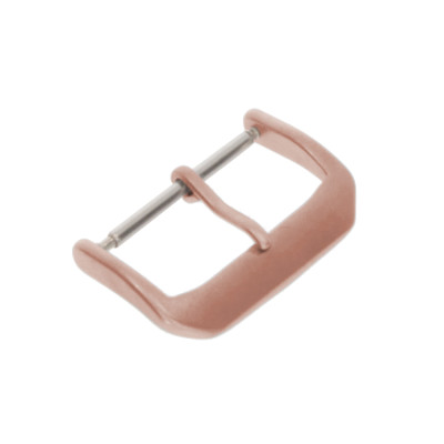 Pin buckle suitable for Apple Watch bracelets, gold aluminum (rosegold), 18mm