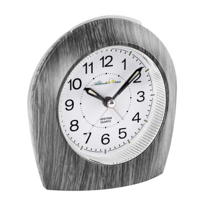 Atlanta 2508/40 quartz alarm clock black oak