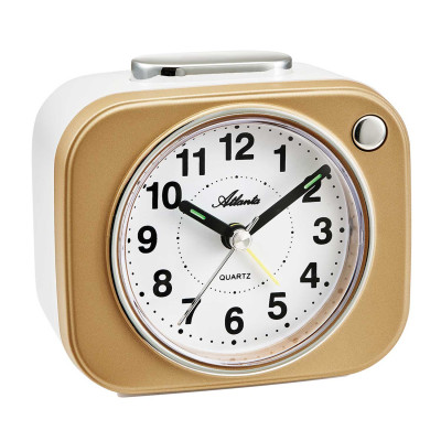 Atlanta 2117/9 quartz alarm clock cream / gold